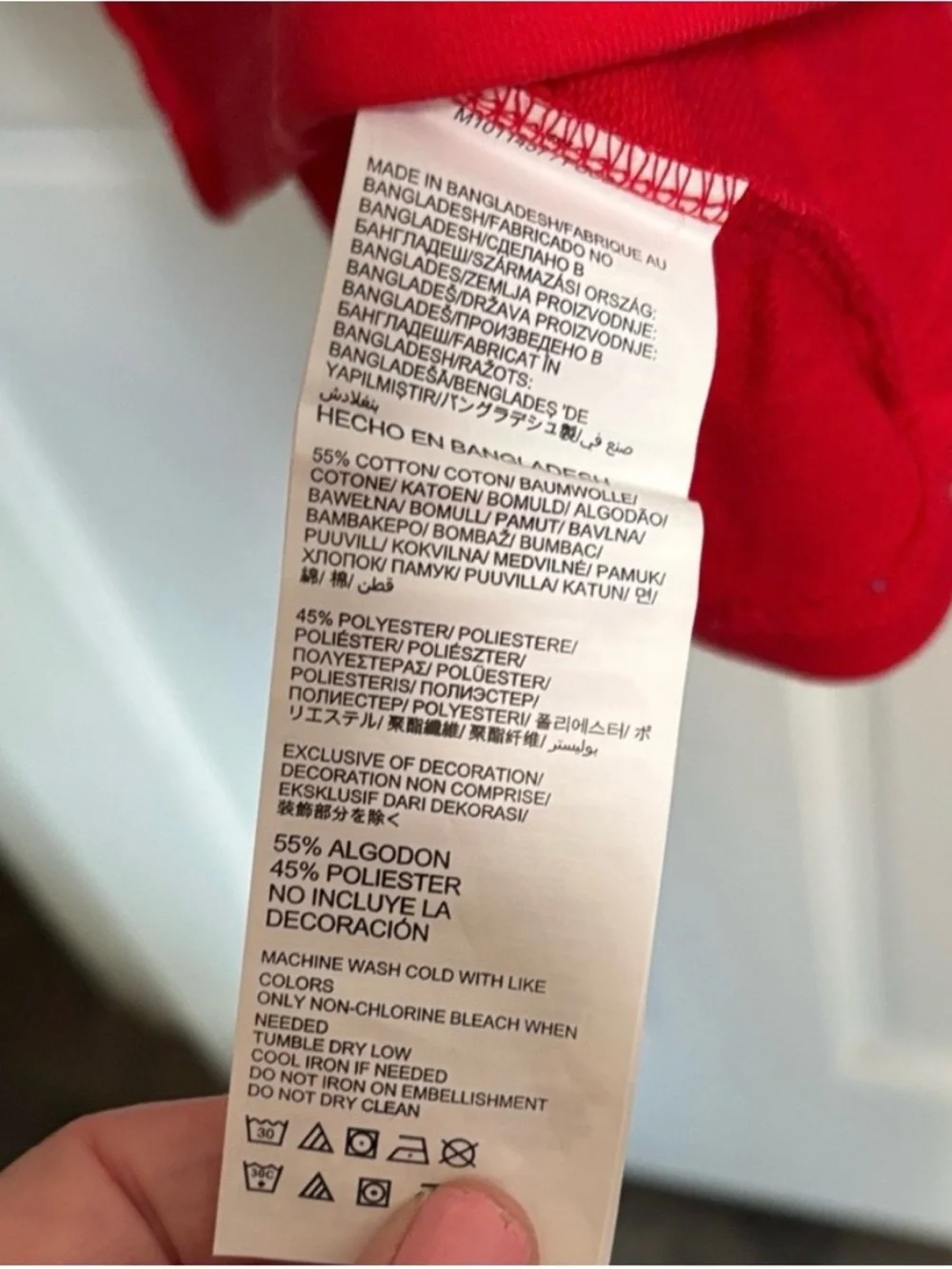 Men's Red Quarter-Zip Sweatshirt with N Logo